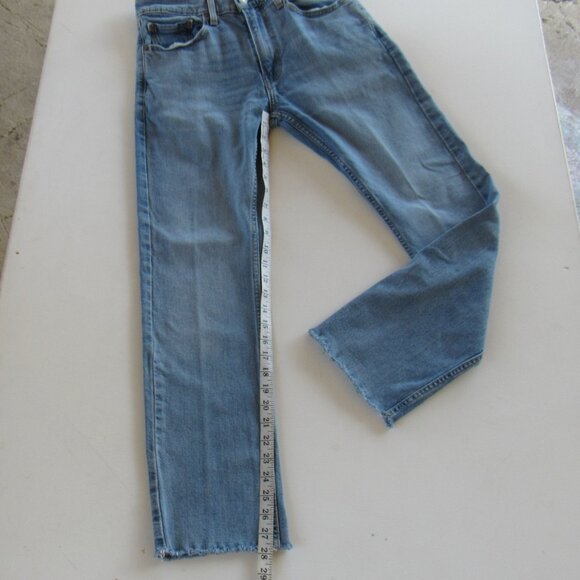 Levi's 513 Mens Classic Slim Straight Stretch Denim Blue Jeans Size W31 X L30 - Picture 9 of 10